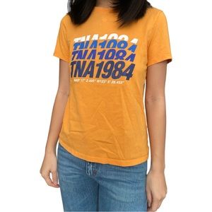 TNA Orange Logo T-shirt Size S